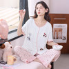 【限时秒杀】自然醒雪柔女士家居服（带胸垫）雪花棉短长裤开衫睡衣QH（不参与优惠券） 商品缩略图8