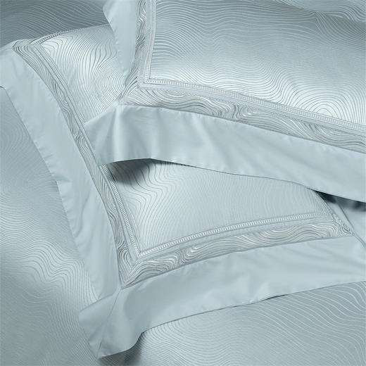 【初夏焕新】自然醒高精密臻丝缎提花四件套全棉纯棉刺绣简奢被套床单四季通用床品GDS 商品图3