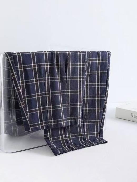 LS竹纤维女士时尚复古轻盈小格子裤1675 商品图2