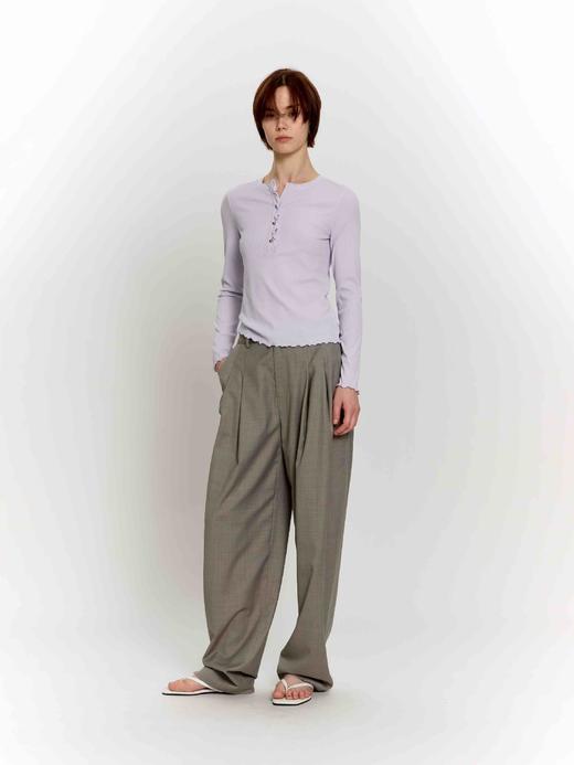 木耳边亨利衫 商品图0