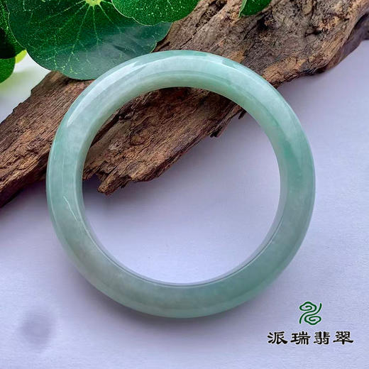 派瑞翡翠 翡翠手镯 糯种 绿色 商品图1