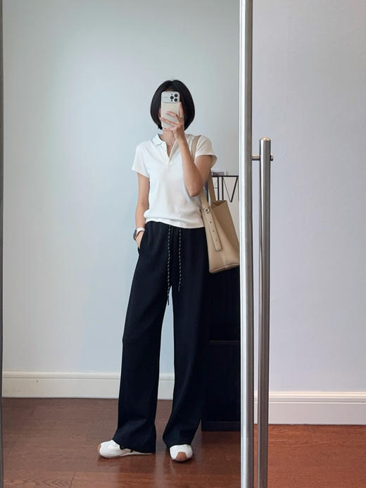 lulu露露同款百褶腰弯刀裤  微弯刀设计 商品图5