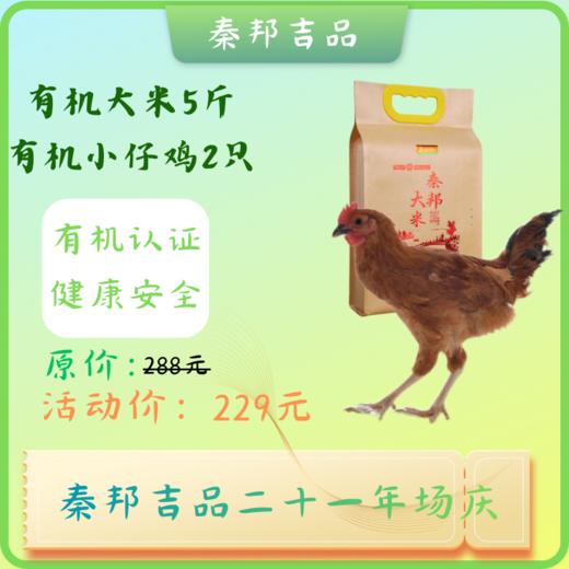 有机小仔鸡2只+有机大米5斤 商品图0