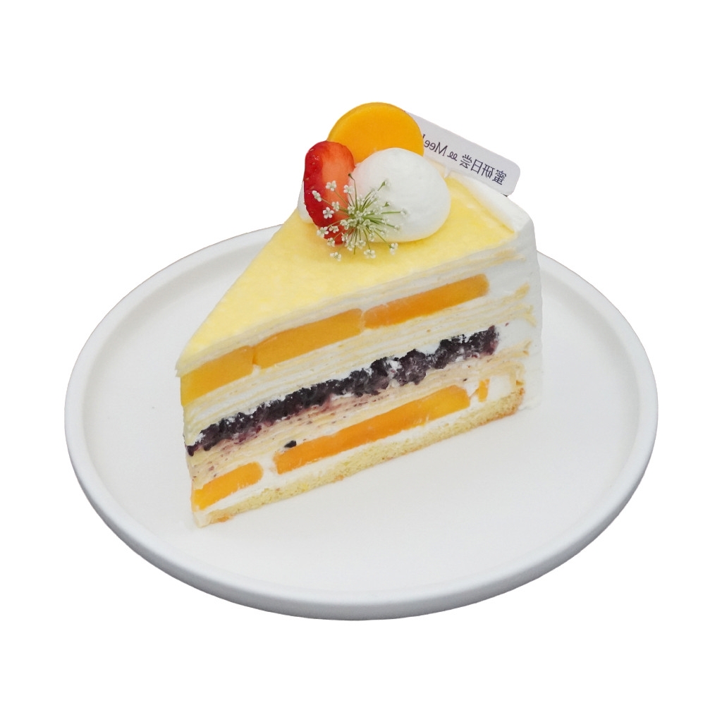 芒果血糯米千层蛋糕