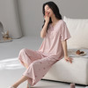 【初夏焕新】自然醒沁柔女士家居服（带胸垫）莱赛尔棉短七分裤睡衣QH 商品缩略图6