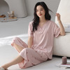 【初夏焕新】自然醒沁柔女士家居服（带胸垫）莱赛尔棉短七分裤睡衣QH 商品缩略图11