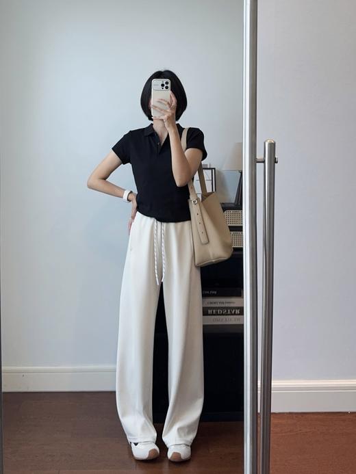 lulu露露同款百褶腰弯刀裤  微弯刀设计 商品图3