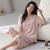【初夏焕新】自然醒沁柔女士家居服（带胸垫）莱赛尔棉短七分裤睡衣QH 商品缩略图10