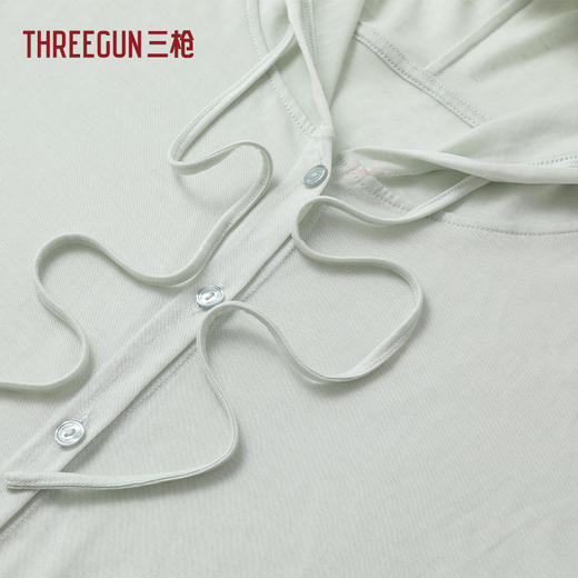 Threegun三枪 莱赛尔轻薄连帽女披肩-T80131A01 商品图4