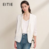 EITIE爱特爱夏新款气质干练通勤抽褶七分袖修身西装外套7803510 商品缩略图0