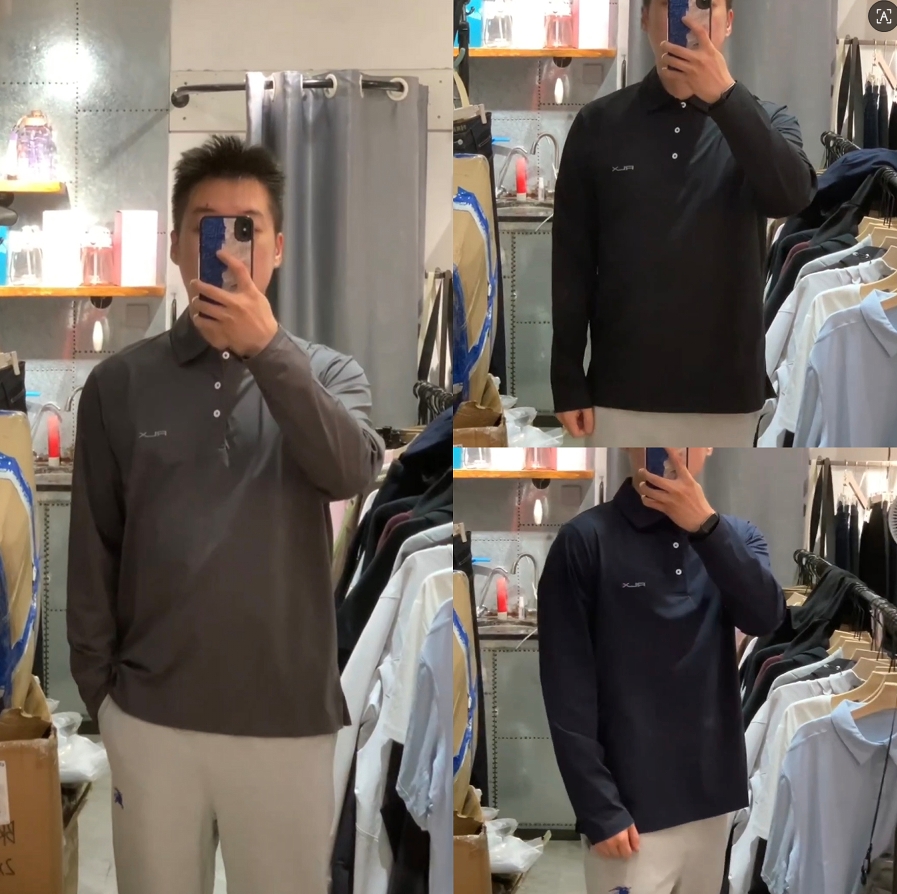 清仓库不退换 RLX 高尔夫系列 排汗吸湿功能 长袖POLO衫