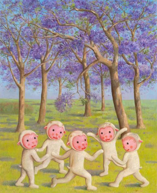 杨媛媛《世界-蓝花楹》原作 商品图0