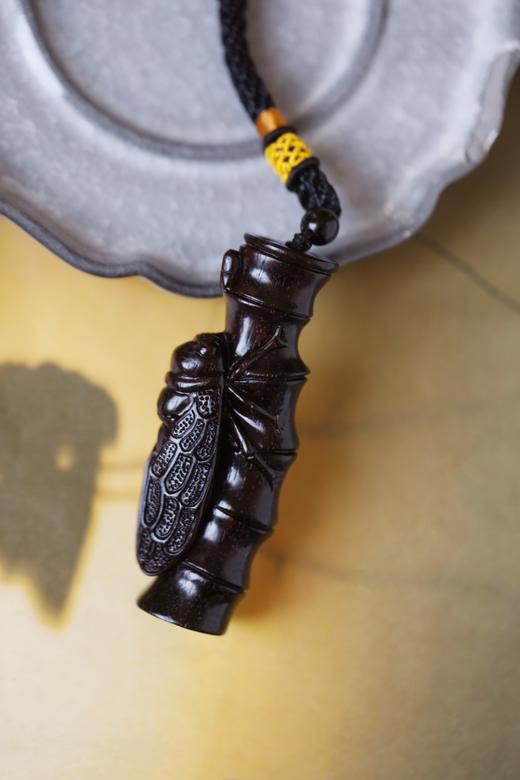 紫檀【一鸣惊人】手把件 商品图7