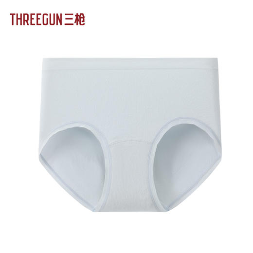 Threegun三枪 木代尔时尚一体织中腰女三角裤-T40031B01 商品图4