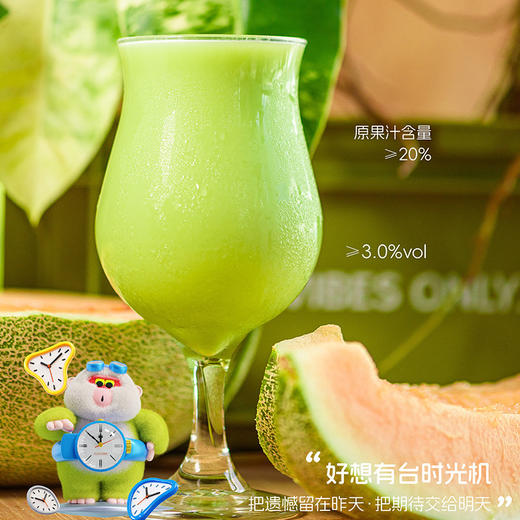 沙坡尾酿造&HOHO联名款时光机 哈密瓜绿豆抹茶冰淇淋果泥精酿啤酒 500ml 商品图3
