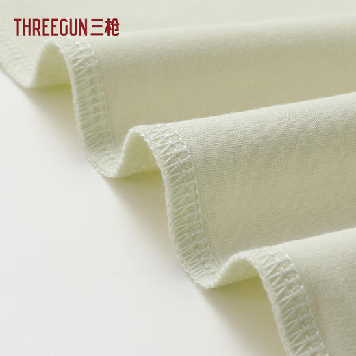 Threegun三枪 冰泉棉圆领短袖中裤女家居套-T80155D02 商品图6