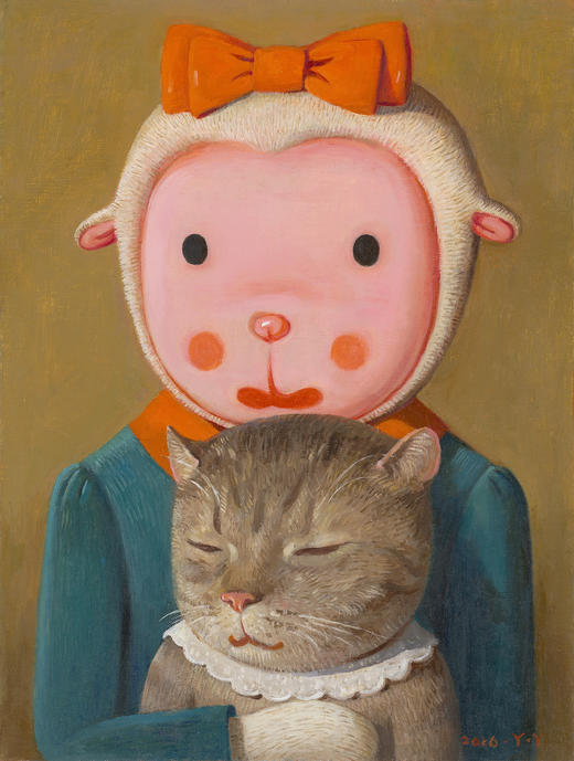 杨媛媛《我与猫咪》原作 商品图0