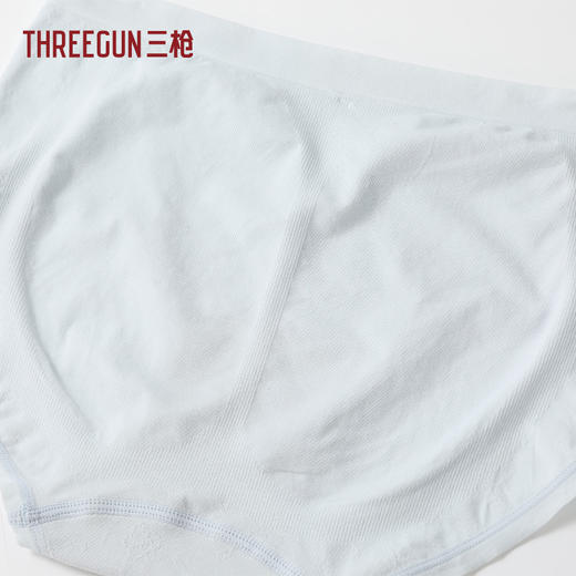 Threegun三枪 木代尔时尚一体织中腰女三角裤-T40031B01 商品图8