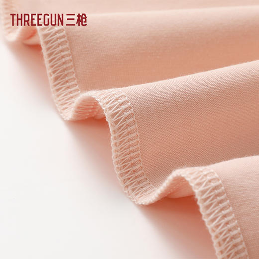 Threegun三枪 冰泉棉翻领开襟长袖长裤女家居套-T80145D02 商品图8