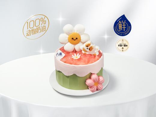 ※【柴柴的春日花信】4英寸冰淇淋/水果生日蛋糕 商品图0