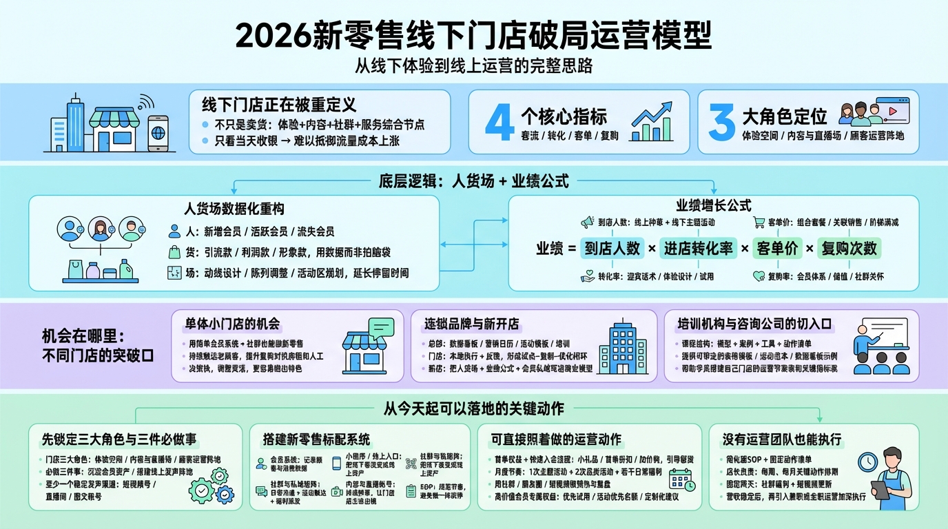 1. 门店要先想清楚：2026的新零售模式长什么样？