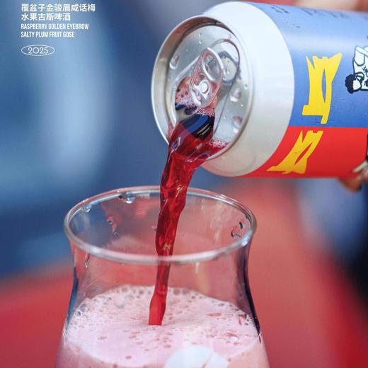 沙坡尾酿造 「乒乓」 覆盆子金骏眉咸话梅水果古斯果酒精酿啤酒 500ml 商品图1