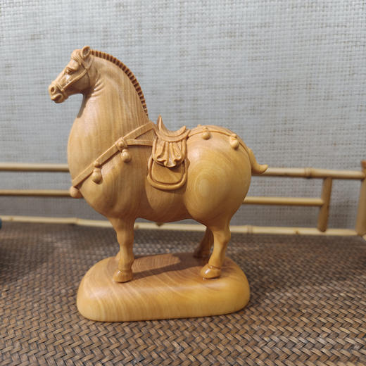 唐马°大/小款 黄杨木摆件11*4.5*12cm 商品图0