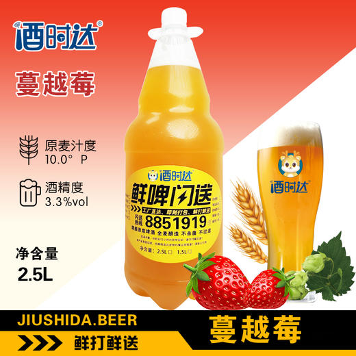 [啤酒]鲜打鲜啤(蔓越莓)精酿啤酒 商品图0