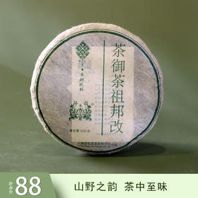 秒杀「茶御茶祖·邦改」2018年头春生普，山野之韵，茶中至味（100g）