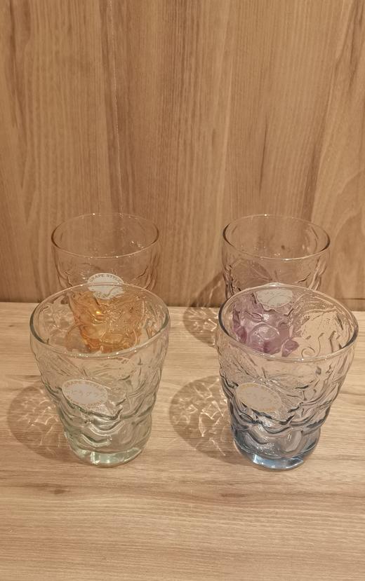 日本Aderia不规则水杯4件套装彩色葡萄水杯（4件套） 商品图0