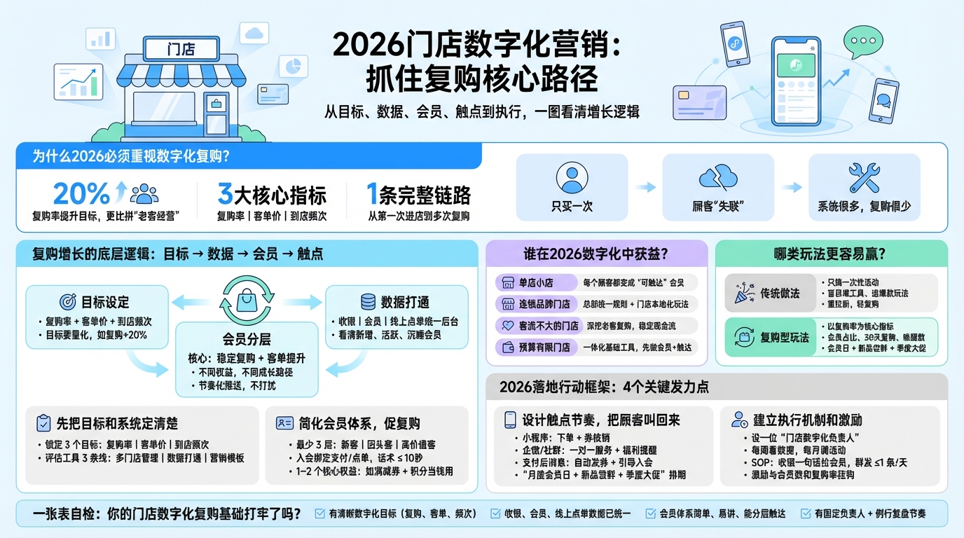 2026年门店数字化营销先定什么目标？
