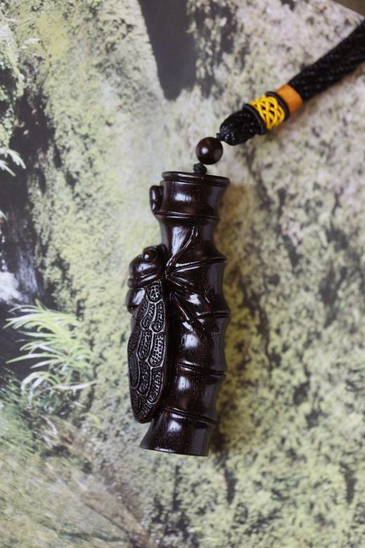 紫檀【一鸣惊人】手把件 商品图2