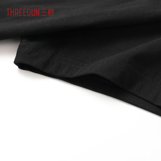 Threegun三枪 冰泉棉圆领短袖长裤女家居套-T80156D02 商品图3