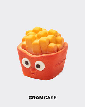 芝士薯条怪-咸芝士香草树莓风味慕斯甜品