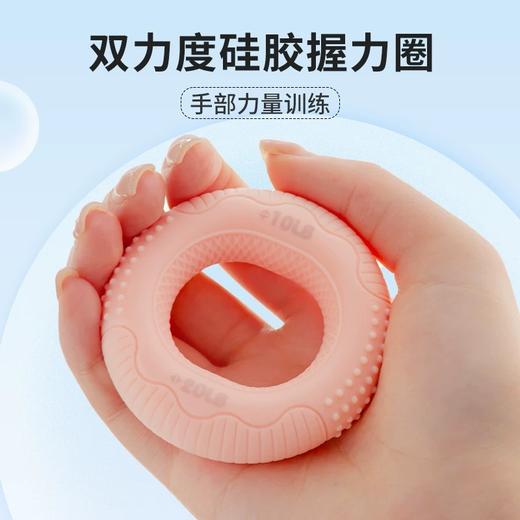 双力度硅胶握力圈 便携解压 手指康复训练手力握力器 商品图3