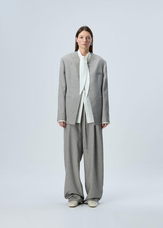 V领收腰西服 商品图0