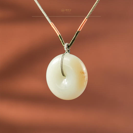 【顺颂】且末蓝带糖平安扣 商品图0