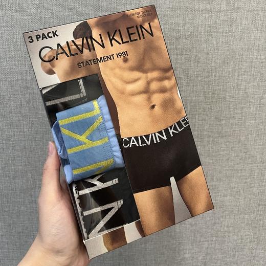 Calvin klein 1981系列男士平角3条装NB1702 商品图1