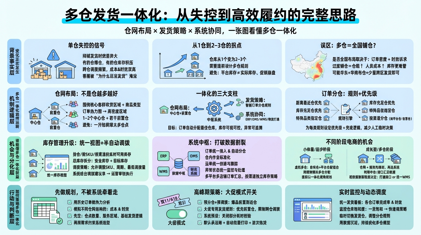 什么时候该上多仓发货一体化管理？  