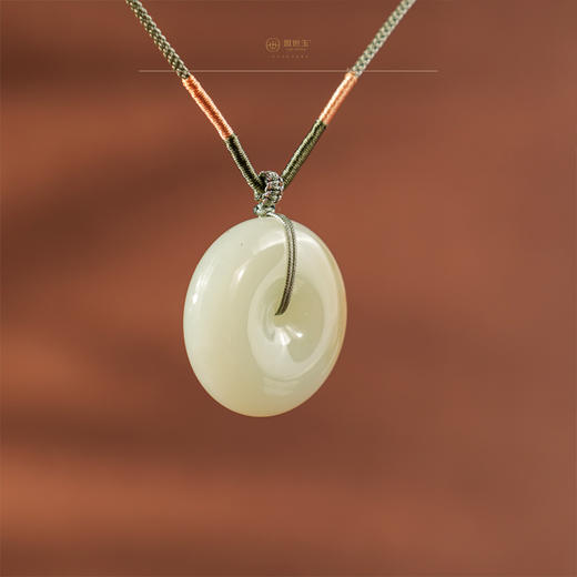 【顺颂】且末蓝带糖平安扣 商品图4