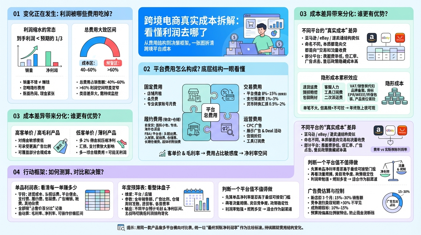 跨境电商平台收费一般包含哪些项目？  