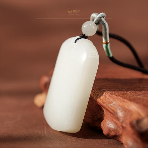 【无虞】羊脂玉无事牌 商品图2