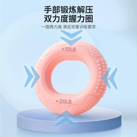 双力度硅胶握力圈 便携解压 手指康复训练手力握力器 商品图1