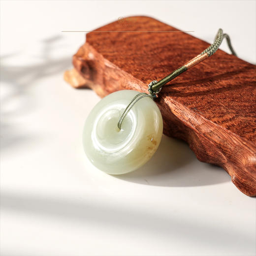 【顺颂】且末蓝带糖平安扣 商品图5