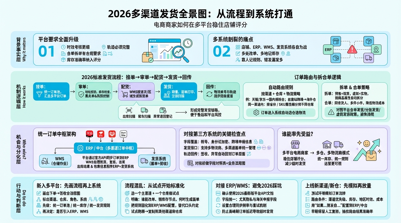 2026版多渠道发货的标准流程是什么？