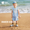 贝肽斯男童背心套装2026夏季新款儿童运动篮球服宝宝透气短袖短裤 商品缩略图1