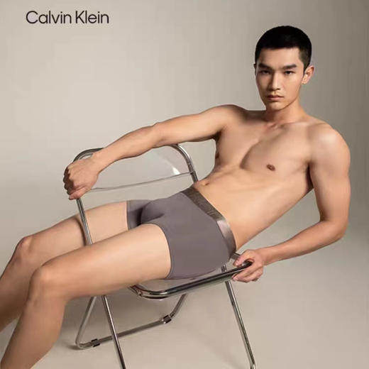 Calvin Klein黑金属系列男款三条装内裤NB2540 商品图2