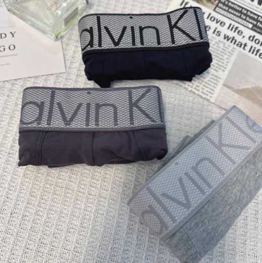 Calvin Klein菱形系列男士平角3条装NB1295 商品图2