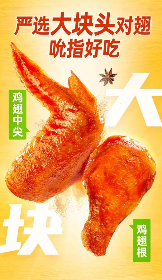 【新品尝鲜】圣农汁汁烤翅（奥尔良味）300G 商品图1