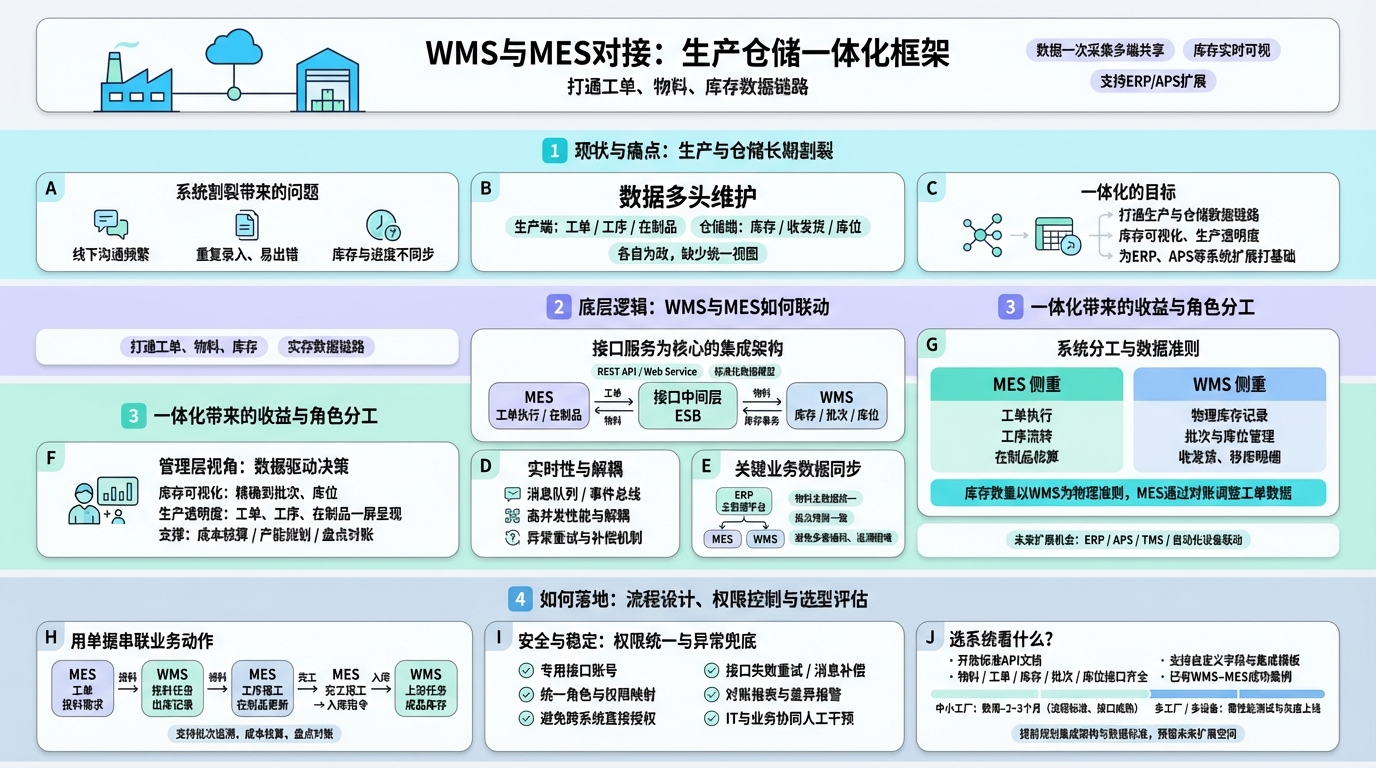 WMS与MES对接的核心目标是什么？